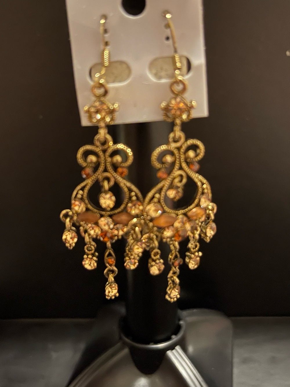 Gold-Tone Chandelier Earrings - Women Jewelry